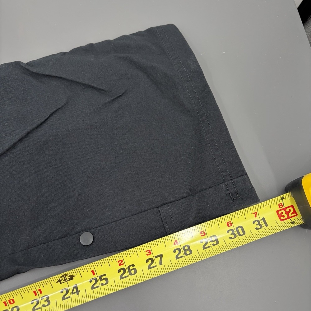 PrAna Zion Pants Mens 33x31 Cargo Belted Stretch Relaxed Hiking Outdoors Black - Picture 10 of 10